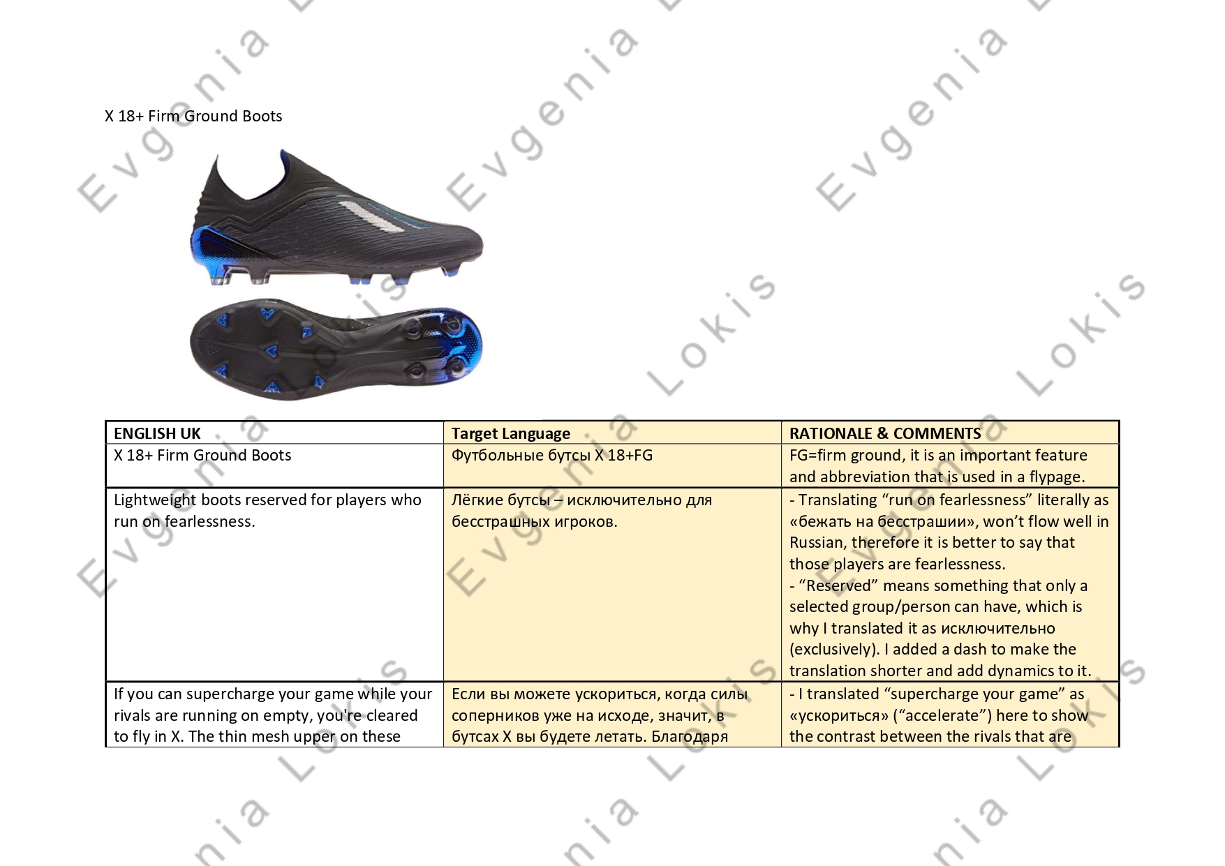 3rd page of work sample